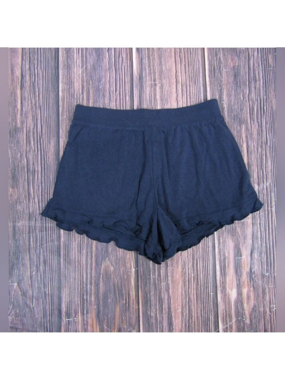 Marine Layer Luxe Rib Ruffle Short